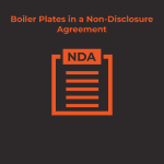Boiler Plates in an NDA