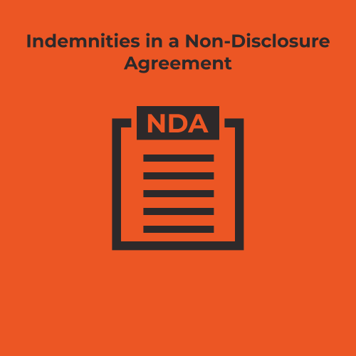 In-House Legal Solutions NDA Guidance Note Series – Indemnities in a Non-Disclosure Agreement