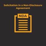 Solicitation in an NDA